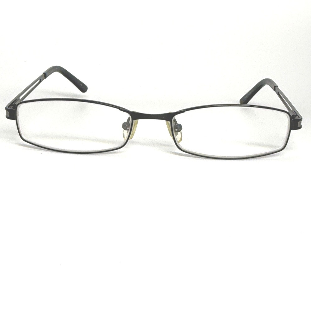 Marchon M715 010 Eyeglasses Black Metal Rectangular Frames 51-16-140 21920